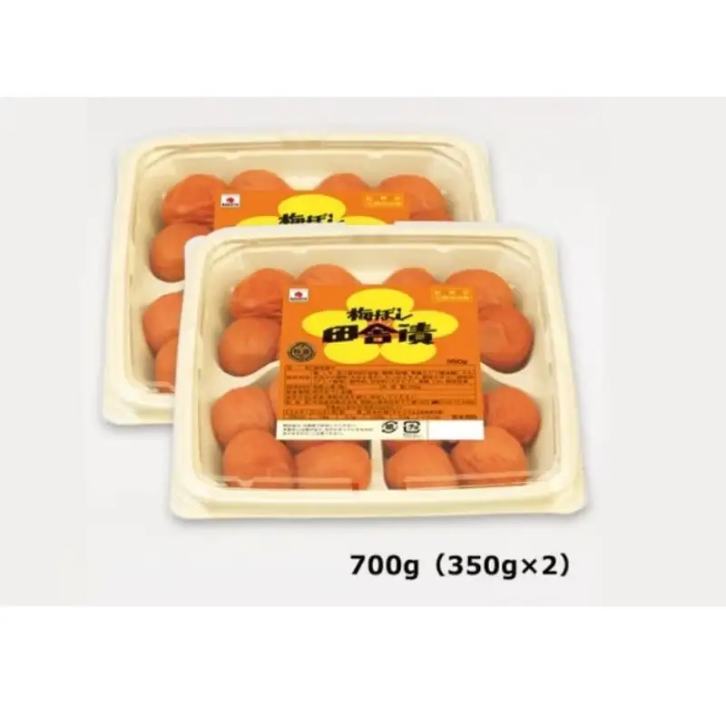 【6カ月定期便】紀州産南高梅 梅ぼし田舎漬（塩分11％）700g(350g×2) / A級品 和歌山 田辺市 紀州南高梅 南高梅 梅干し 梅干 梅【nkt020-tk】