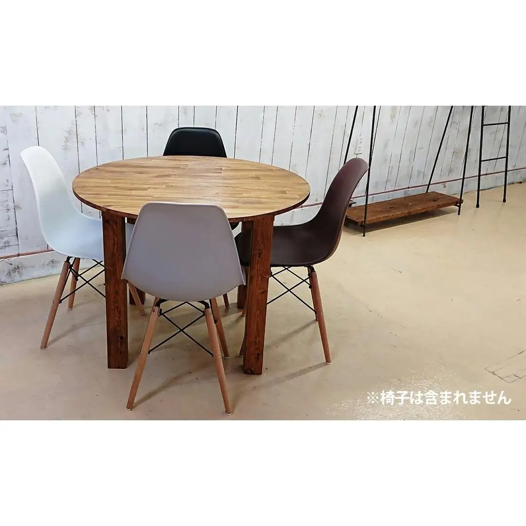 【天然無垢材】円形ダイニングテーブル　Interior G-S-S＜30-9a＞★