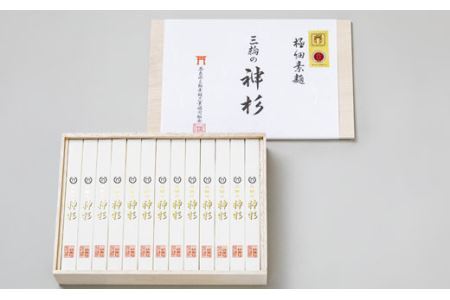 AH-29.【秘密のケンミンSHOWにて絶賛】三輪素麺　神杉　1300g