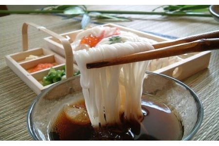 BA-14.【究極を越えたプレミアムそうめん】三輪素麺　天の川　2kg　木箱入