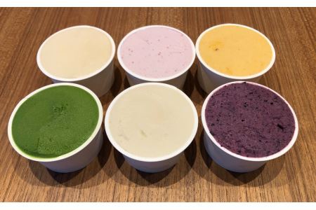 M-AA37.【毎日でも食べたい】旬のジェラート詰め合わせ（6個セット）