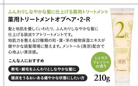 オブ・コスメティックス　薬用トリートメントオブヘア・2-R　210g 1本入り ACF0011