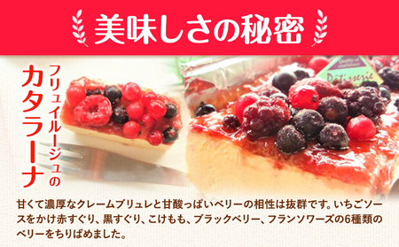 フリュイルージュカタラーナ約260g 半熟チーズケーキ約500g 宇治抹茶生チョコ15粒 セット
