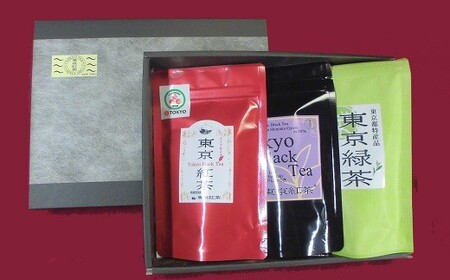 東京紅茶・東京緑茶・東京コーラ　豪華バラエティーセット HAI005