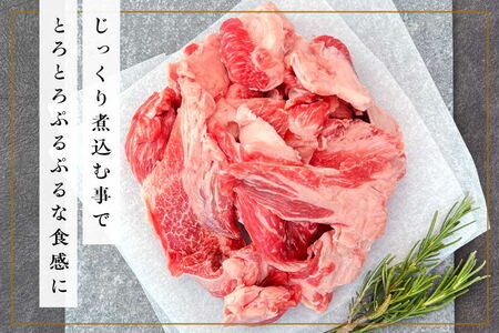 《佐賀牛》梁井 コラーゲンたっぷり スジ肉盛り合わせ 1kg K081031