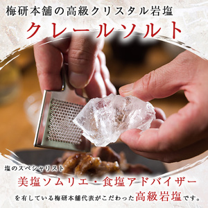 クレールソルト(パウダー・1kg) クリスタルソルト 岩塩 塩 食塩 調味料 ミネラル 小粒塩 熱中症対策【梅研本舗ジャパン】akn047-06