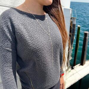 【K10イエローゴールド ロングチェーンネックレス】長さ80cm 存在感たっぷりインフィニティチェーン SN1008-K10(80) ネックレス