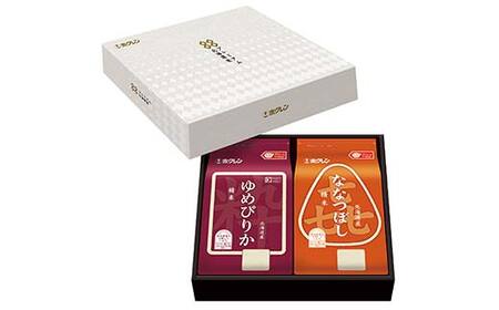 令和7年産 ホクレン 北海道米プレミアムギフトSY（精米） ゆめぴりか 喜ななつぼし 各2kg 2種セット 計4kg 食べ比べ ごはん こめ 白米  F6S-589
