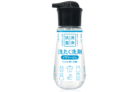 ノヴァージュ 超濃縮衣料用 液体洗剤プッシュ式（本体）300g×12個【1ケース】