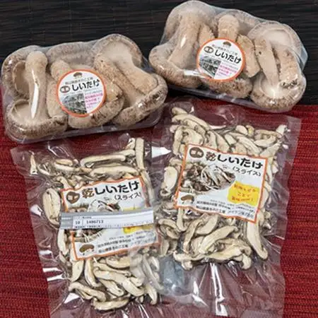 【農福連携】千葉県館山産しいたけセット(生しいたけ110g×2パック・乾燥しいたけ30g×2パック)【配送不可地域：離島・沖縄県】【1486713】