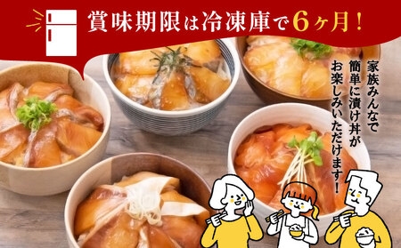 海鮮丼 サーモン カンパチ 等 6食 南予ビージョイ 海鮮丼 D010-150005