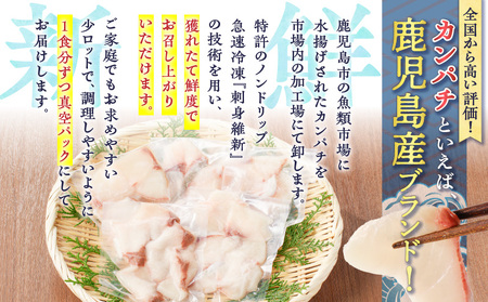 鹿児島産 カンパチ丼 70g×5セット K100-007 魚 冷凍
