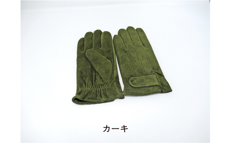 紳士豚革手袋 （001217421） ブルー