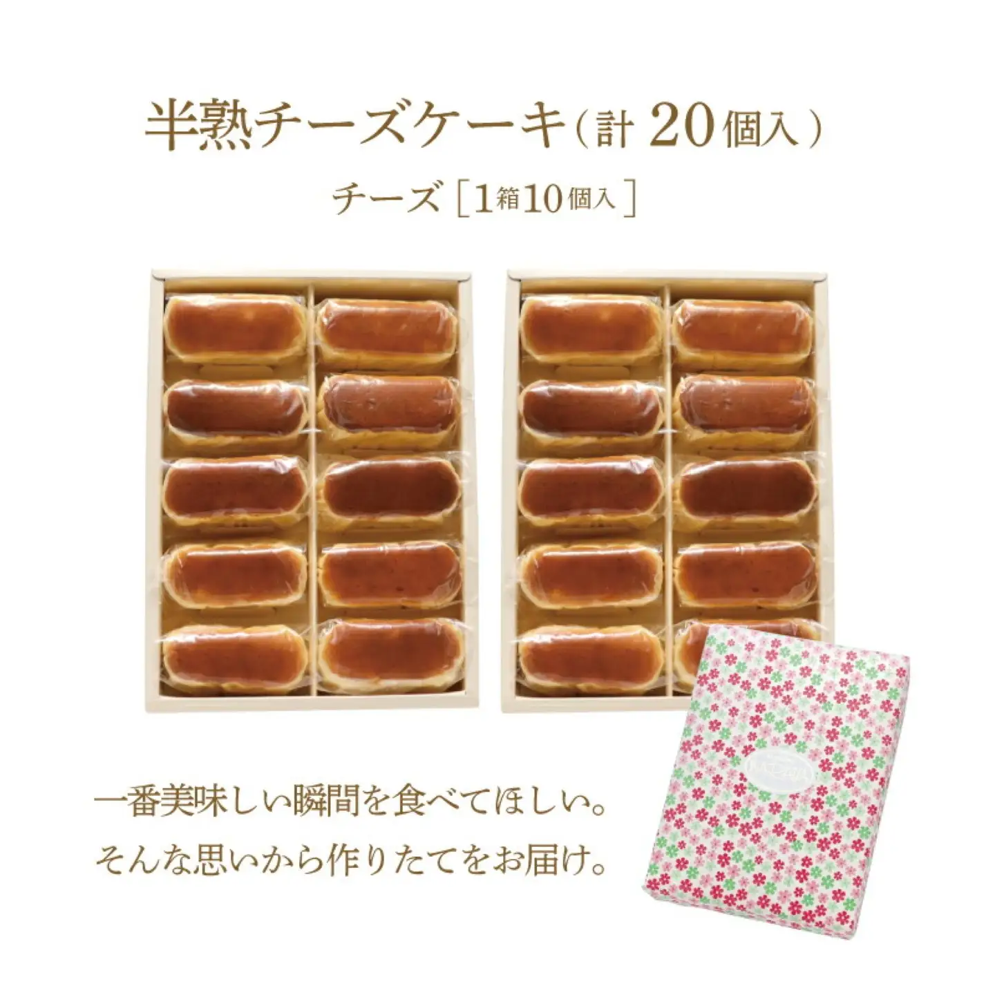 ふわとろ半熟チーズケーキ 10個入 2箱  ｜チーズケーキ プレゼント 