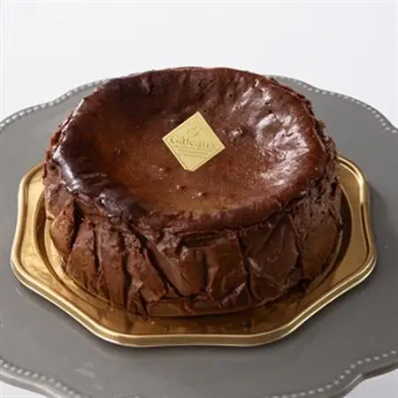 【冷蔵】半熟とろとろチョコレートバスクチーズケーキ(1ホール5号)_菓子・スイーツ ケーキ  _【配送不可地域：離島】【1502936】