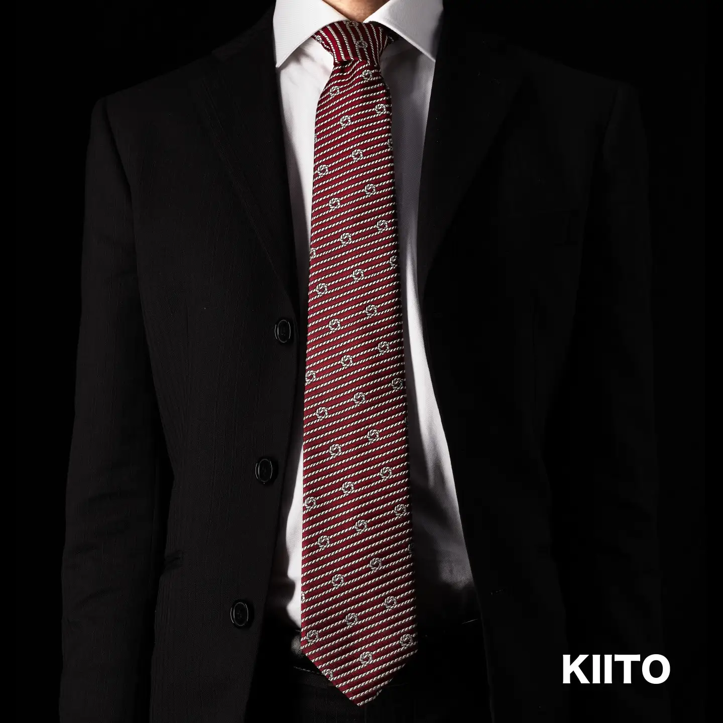 TSURUIKI　甲州織物ネクタイ　【KIITO】【リード】｜ネクタイ 甲州織物 甲斐絹 郡内織 甲州織 シルク