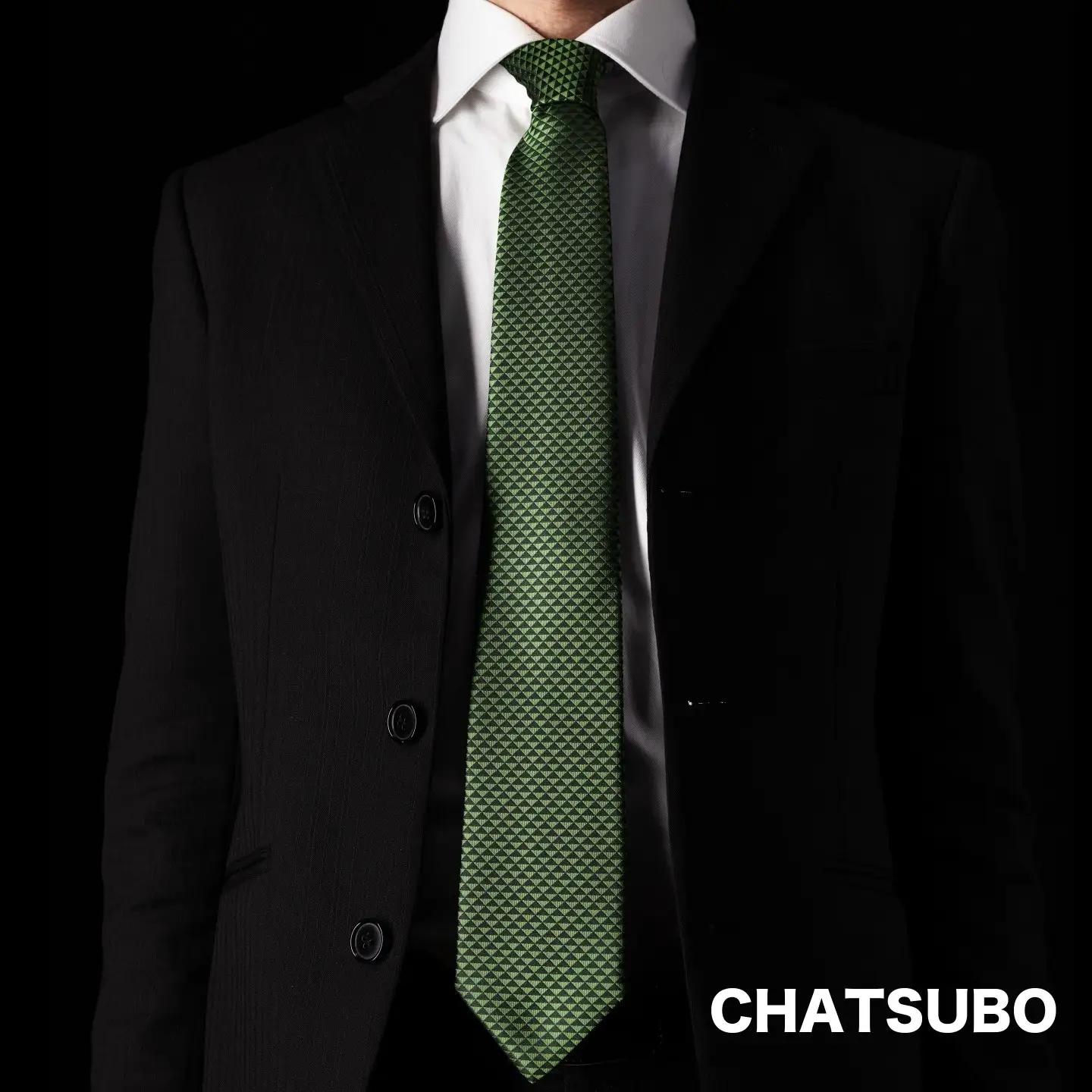 TSURUIKI　甲州織物ネクタイ　【CHATSUBO】【リード】｜ネクタイ 甲州織物 甲斐絹 郡内織 甲州織 シルク