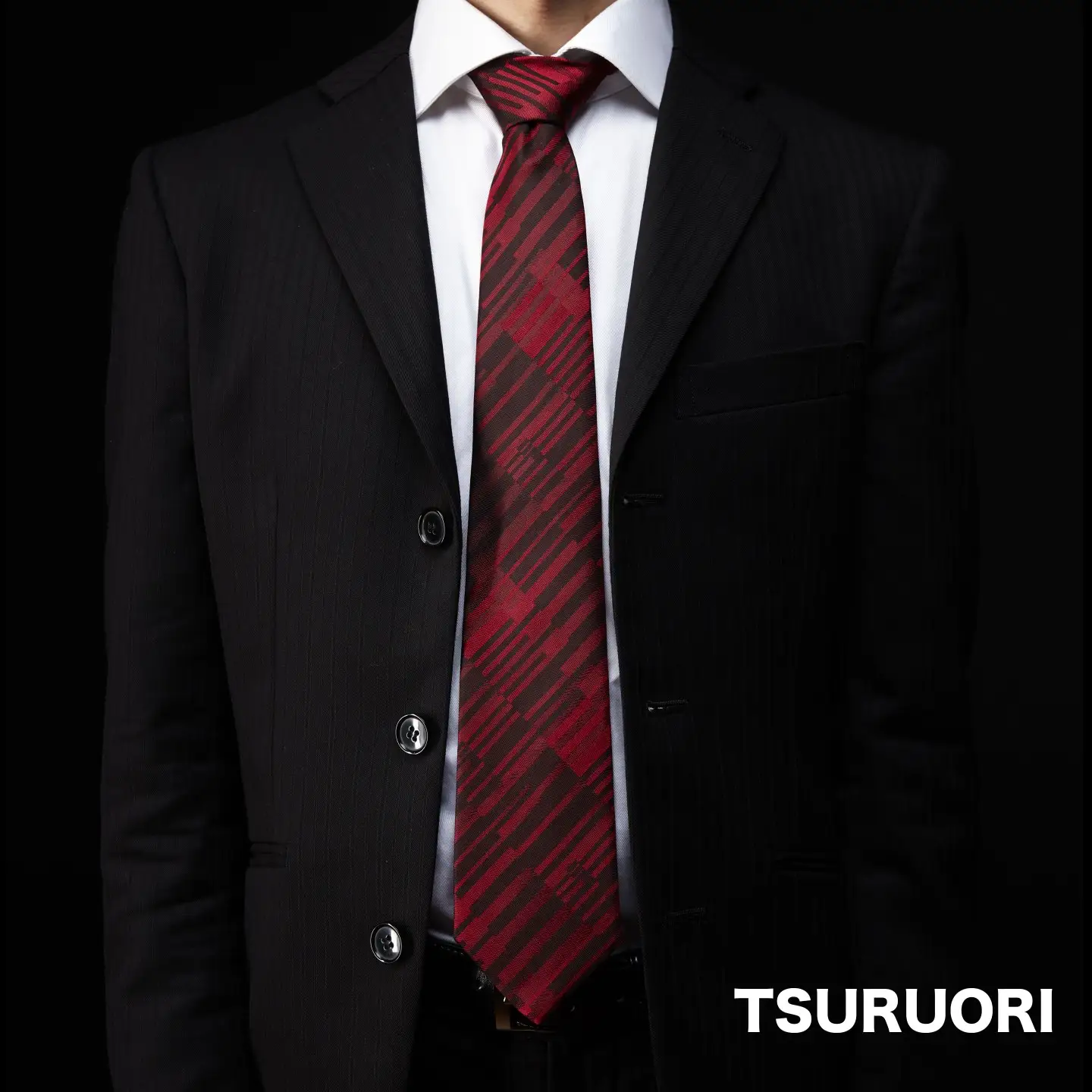 TSURUIKI　甲州織物ネクタイ　【TSURUORI】【リード】｜ネクタイ 甲州織物 甲斐絹 郡内織 甲州織 シルク