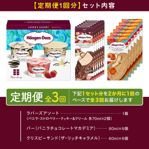 ＜全3回定期便・隔月＞ハーゲンダッツ『3種の贅沢ギフトセット(合計54個)』アイスクリーム アイス スイーツ デザート ミルクアイス アイススイーツ アイスデザート_H0016-145