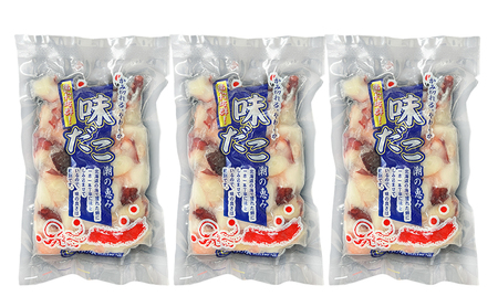 北海道枝幸産 味たこ3個セット （120g×3個）廣瀬商店 【 冷凍 おつまみ 珍味 酢だこ 小分け 自宅用 ギフト 肴 北海道 オホーツク 枝幸 】
