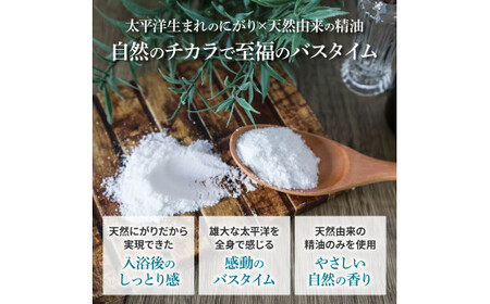 田野屋塩二郎×帆南 Ocean Bath Salt (オーシャン バス ソルト) 300g＆田野屋塩二郎完全天日塩20gセット 
