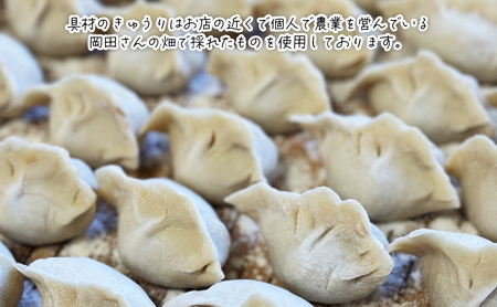 餃子　2種具材（豚肉、きゅうり）　32個入り 