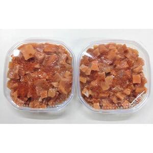 知床羅臼産 鮭といくらの親子漬220g×2  ｜いくら 海鮮丼