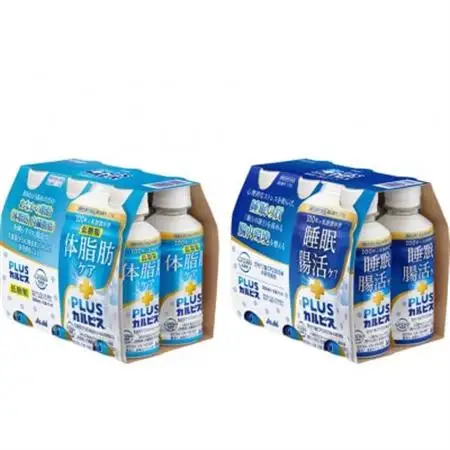 『PLUSカルピス(R)200ml』健康セット/睡眠・腸活ケア12本 ＆ 体脂肪ケア12本_飲料・ドリンク  ジュース _【1505671】