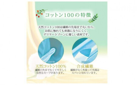 サラサーティコットン100 極上やわらか 52個×4袋セット（無香料） 天然コットン100％【小林製薬】 生理用品 おりものシート