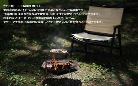 メスティンで炊ける キャンプ飯 本格きのこ炊き込みご飯 KINOKO MESHI 1合用×3食 セット アウトドア キャンプ