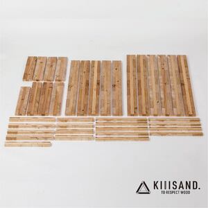 ＜DIY用＞ ローテーブル PARTS KIT (木材パーツ37本・短ビス89本・長ビス12本・ボンド1本) 材木 木 SDGs 木 Kiiisand. CLT 無塗料 鳥取CLT