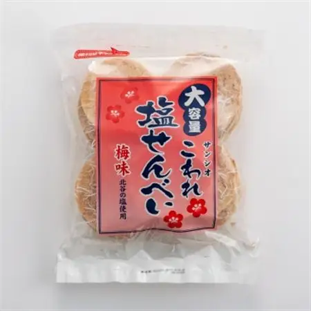 大容量 こわれ塩せんべい 梅味(16枚×12袋入り)【1506719】