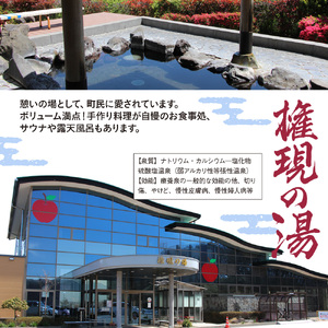 権現の湯　ご利用券　11枚