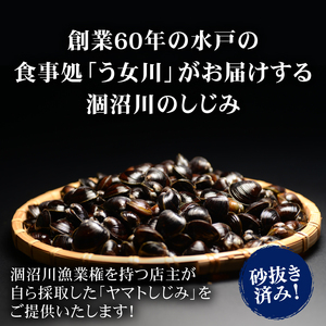 しじみ 冷凍 特選 大玉 1kg（500ｇ×2）砂抜き済み 涸沼川 う女川（IX-111）