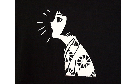 つげ義春 キクチサヨコ Tシャツ （ Mサイズ ） 無能の人 クリアファイル セット | A4 つげ義春と調布 公式グッズ 