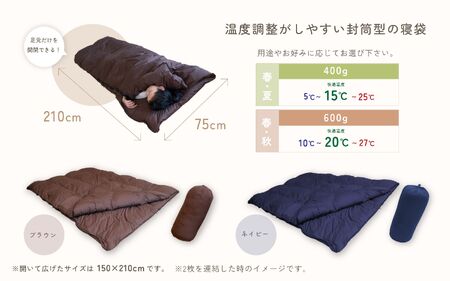  【 ネイビー 】羽毛ふとん リフォーム シングル 1枚 → 寝袋 1枚  |  寝具 布団 （株）livearth