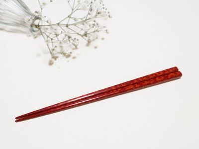 津軽塗 箸 一膳【赤】 津軽塗箸 漆塗 お箸 ギフト プレゼント【青森 五所川原】ハシ 一対 おはし 津軽塗り 津軽塗り箸 