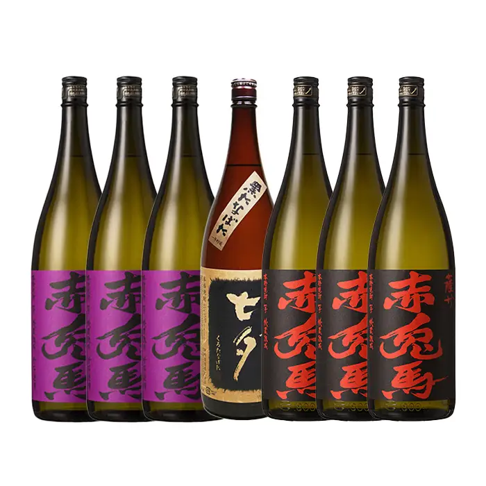 鹿児島本格芋焼酎3種7本飲み比べセット(合計7本×1.8L)【00-003-49】