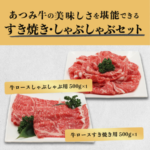 あつみ牛 堪能セット 牛ロース ステーキ250g×2 しゃぶしゃぶ用 500g すき焼き用 500g 牛肉 ビーフ 肩ロース ステーキ しゃぶしゃぶ お取り寄せ 牛 特産 ご当地 グルメ 国産 霜降り ふるさと納税 肉 冷凍 贅沢 和食 洋食 祝 田原市 送料無料