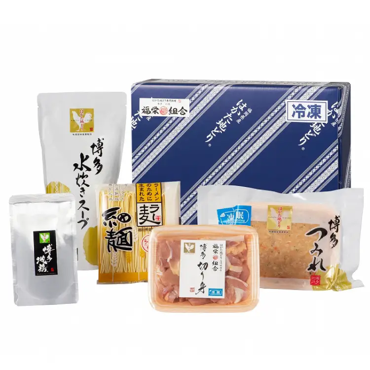 福岡限定！はかた地どり美人水炊き5種セット　2～3人前 3G44