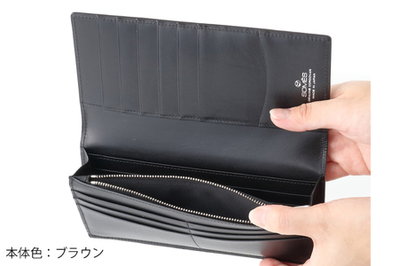 SOMES 財布 メンズ ディアマン 束入れ ブラウン DM-02 長財布 本革 [ソメスサドル 北海道 砂川市 12260606-br] 