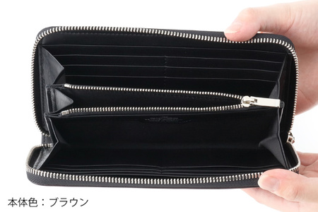 SOMES 財布 メンズ ディアマン DM-01 ラウンド束入れ ブラウン 長財布 本革 [ソメスサドル 北海道 砂川市 12260607-br] 