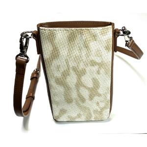 甲州印伝「URUSHINASHIKA」スマホケースA（薄茶）