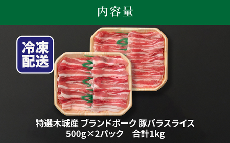 特選木城産 豚バラスライス 500g×2 _K56_0018_2