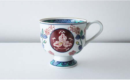 有田焼 古伊万里草花紋 珈琲碗皿 【篠英陶磁器オリジナル】 カップ＆ソーサー コーヒーカップ ティーカップ おしゃれ 記念日 ティーカップ ギフト ティーカップ teacup ティーカップ A50-235