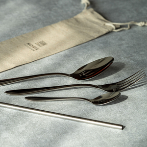 チタン製ストラー・カトラリーセット (ナチュラル)