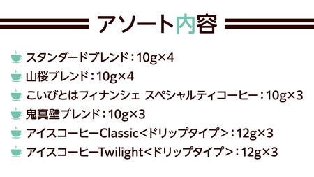 ドリップバッグコーヒー 294ROASTERS アソートセット 6種 20袋 [AU005sa]