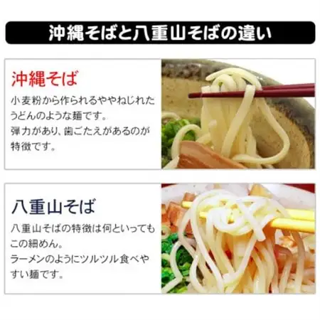 沖縄そば食べ比べ10食セット(沖縄そば5食・八重山そば5食)【1510194】