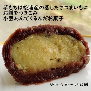【解凍するだけで老舗旅館の味】鷹島の芋もち 100g×8食( いももち 芋餅 お菓子 おやつ スイーツ さつまいも あんこ 和菓子 自然解凍 )【B2-206】