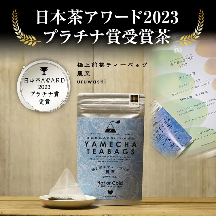 【八女茶】原田茶園 極上煎茶ティーバッグ 麗至 56g 2袋（4g×7）×2 八女 極上 煎茶 福岡 ティーバッグ お茶